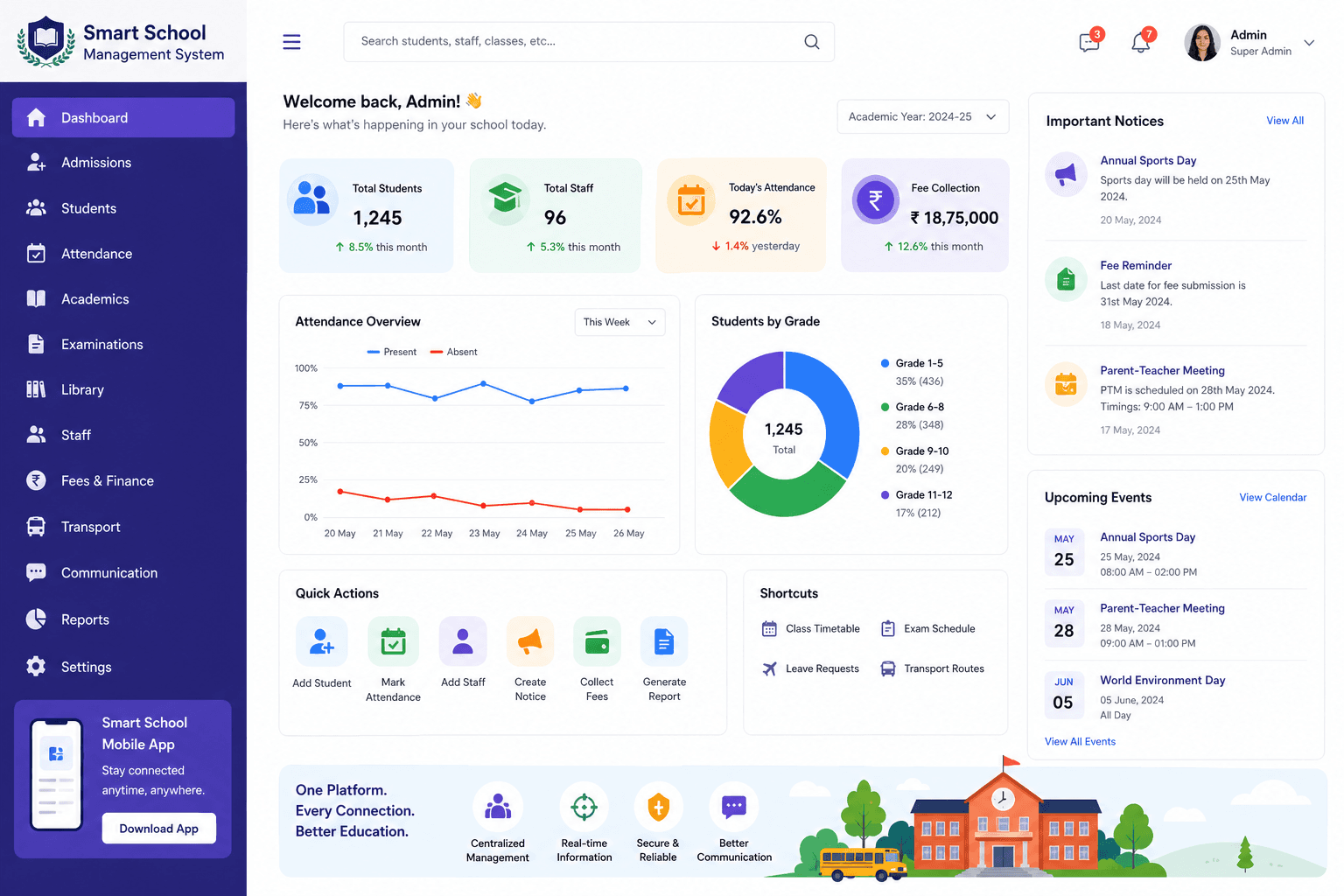 Smart School Management System